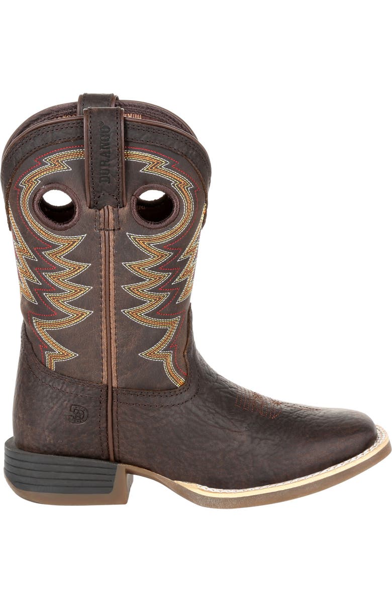 DURANGO Lil' Little Kid's Brown Western Boot, Main, color, Dark Bay