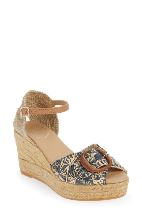 Lia Espadrille Ankle Strap Sandal (Women)