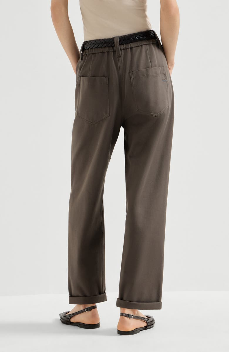 Brunello Cucinelli Baggy Pull-On trousers, Alternate, color, Pine Cone Brown