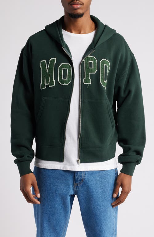 Museum of Peace & Quiet University Zip Hoodie in Pine 