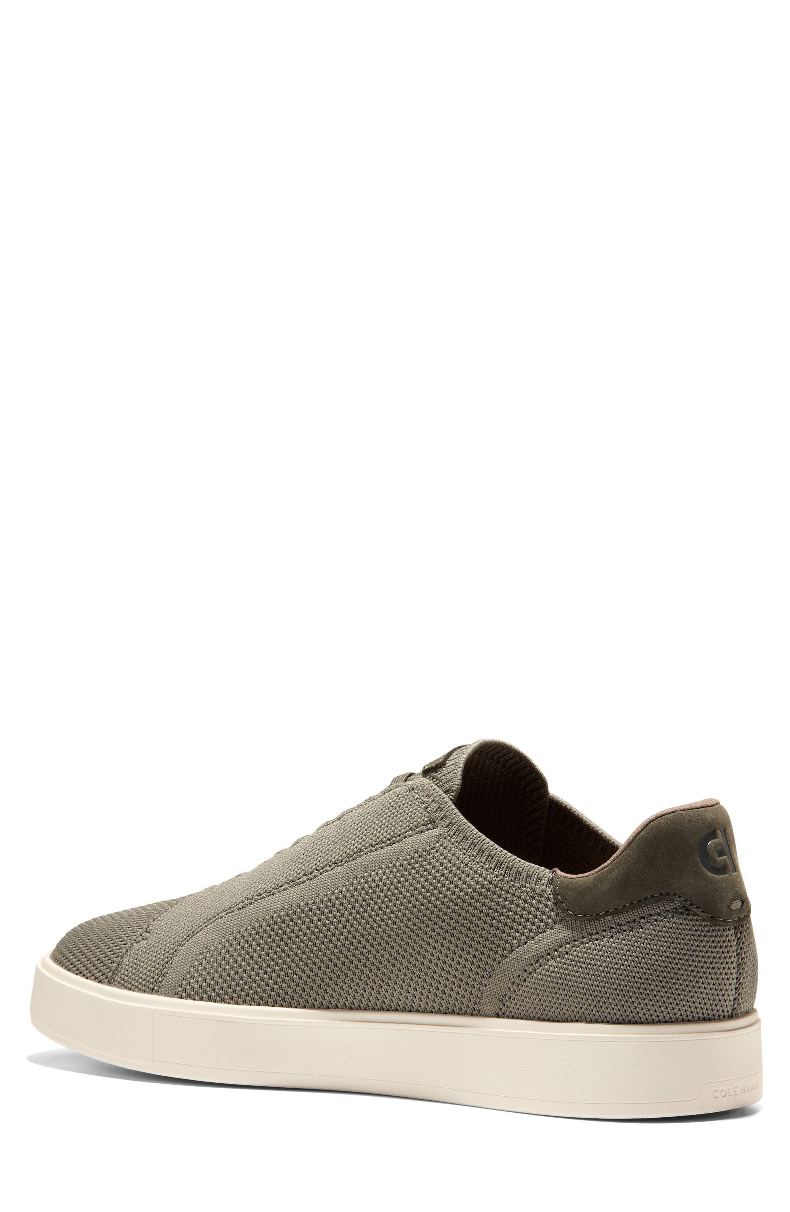 GrandPro Luxe Slip-On Stitchlite™ Knit Sneaker, Alternate, color, DUSTY OLIVE / IVORY