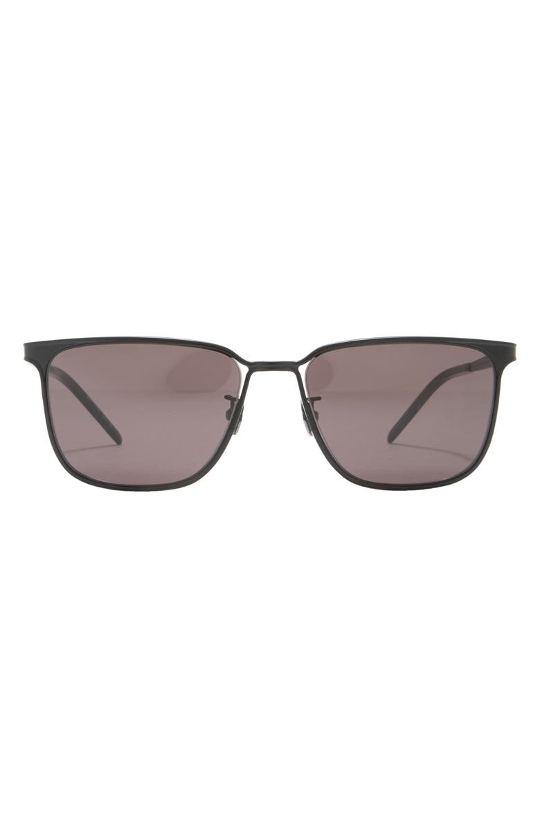 Saint Laurent 56mm Square Sunglasses, Main, color,