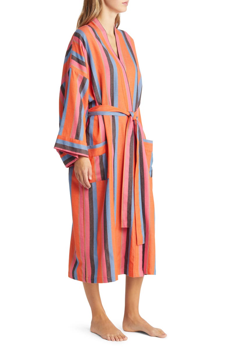 BATHEN Gender Inclusive Stripe Robe, Alternate, color, 