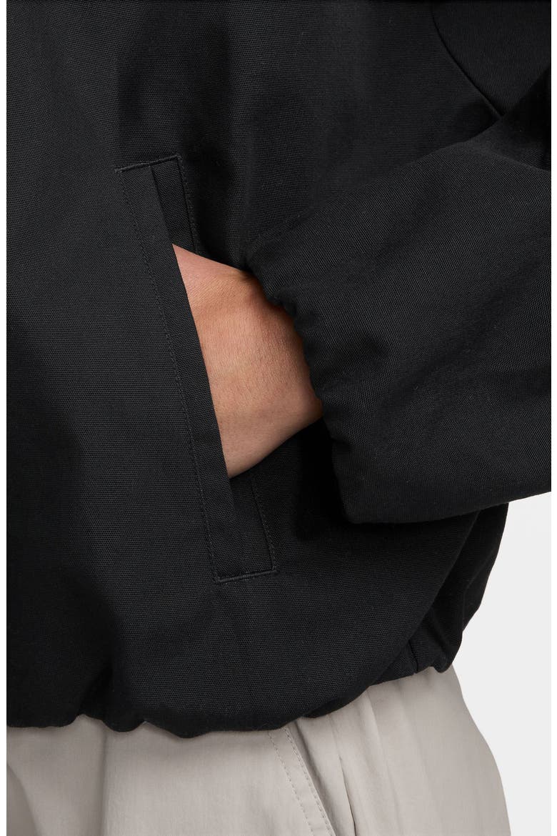 Sportswear Canvas Coach's Jacket, Alternate, color, BLACK/ SAIL
