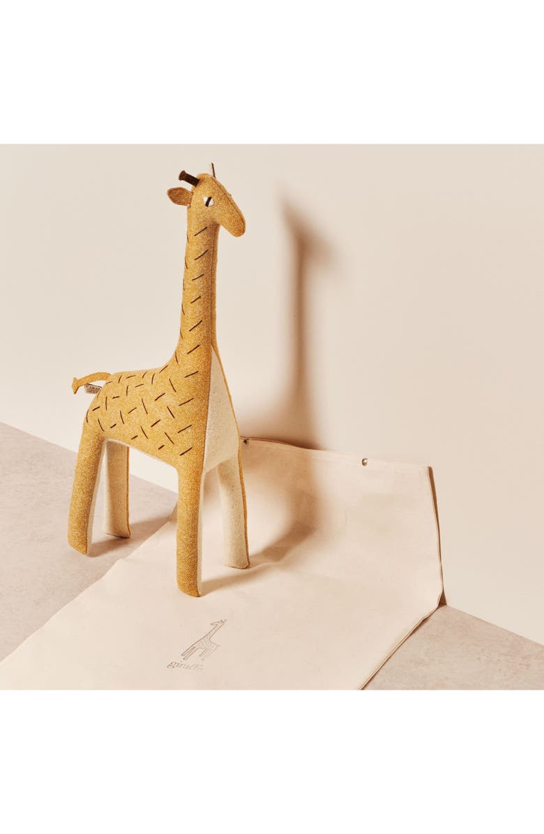GOODEE x Carapau Ziffa the Nubian Giraffe Wool Plush Toy, Alternate, color,