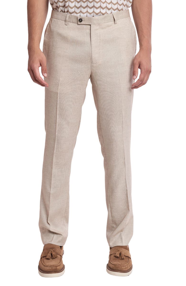 PAISLEY & GRAY Downing Slim Flat Front Dress Pants, Main, color,