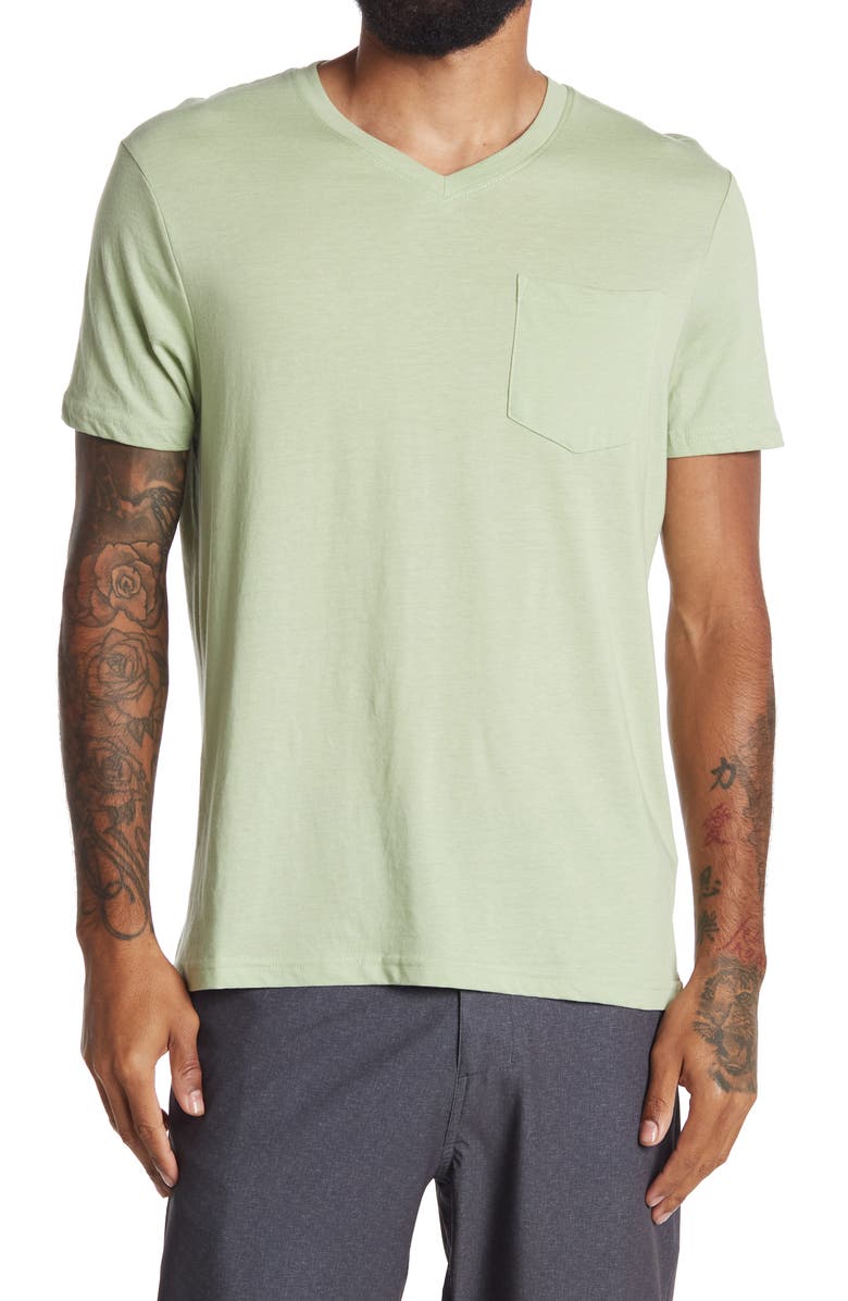 XRAY Patch Pocket V-Neck T-Shirt, Main, color, Dusty Mint