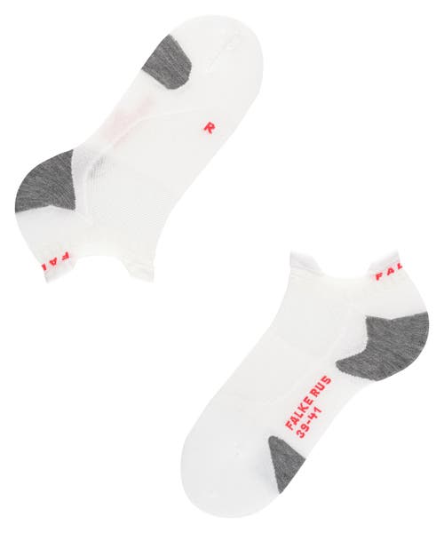 Falke Ru5 Race Invisible Running Socks In White