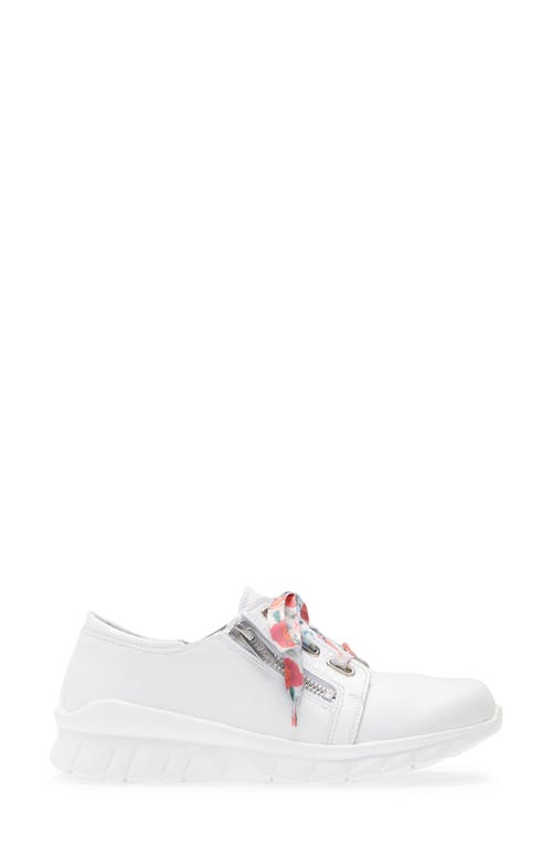 Naot Elios In White In White Leather/floral