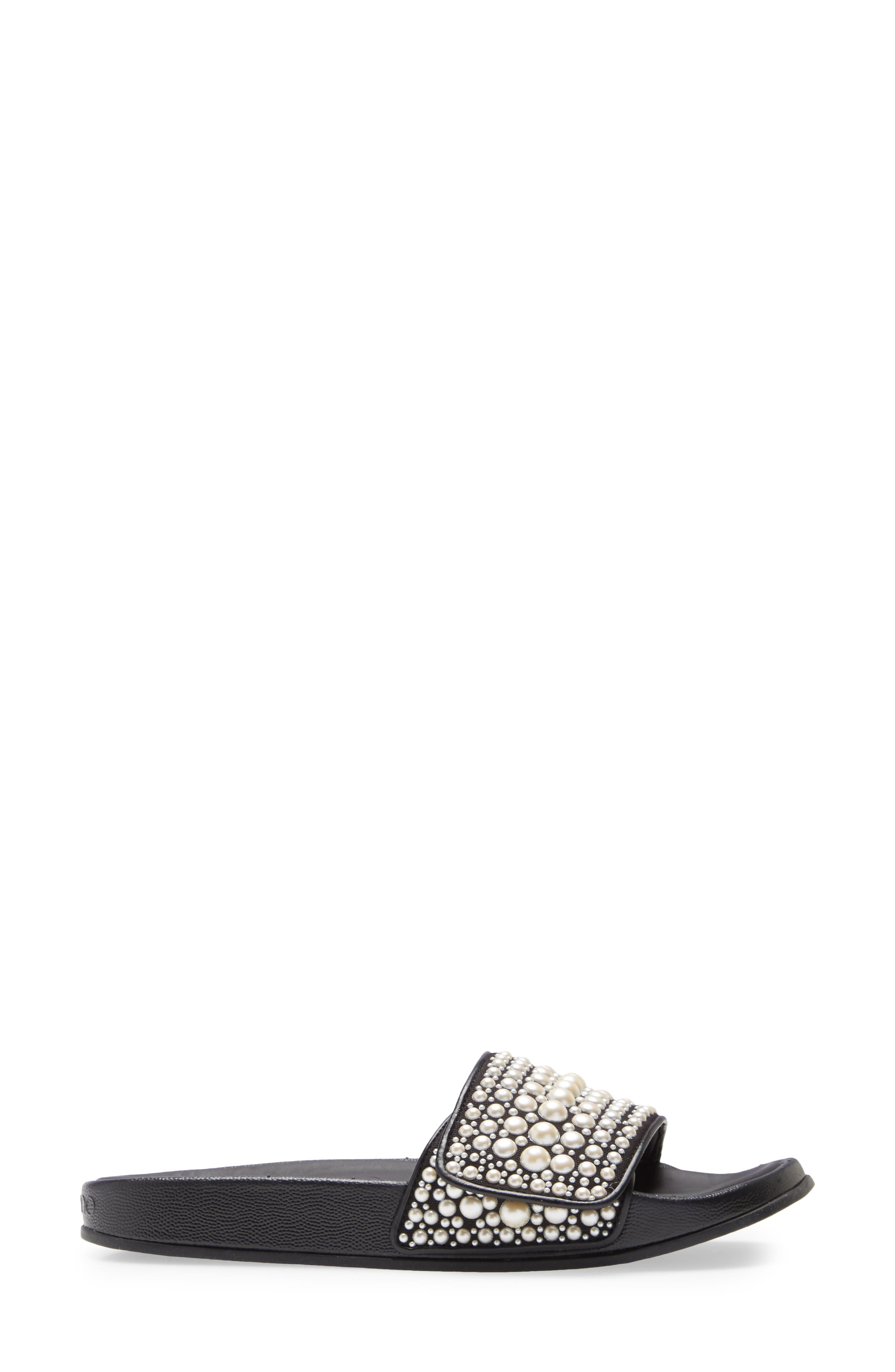 Jimmy Choo Fitz Embellished Pool Slide, Alternate, color, 
