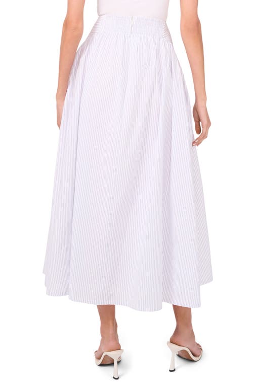 Parker The Julianne Pinstripe Maxi Skirt In Jean