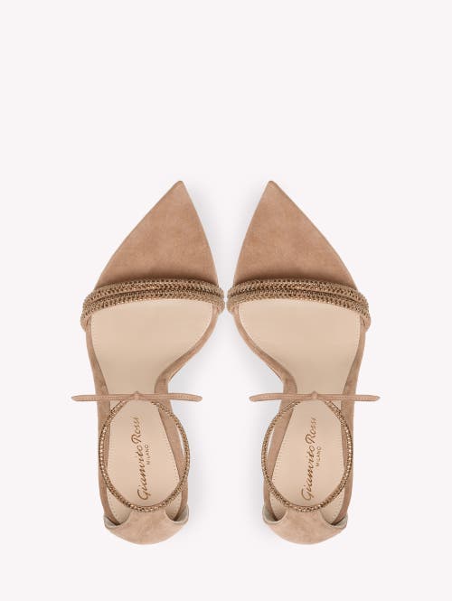 Gianvito Rossi Montecarlo 105mm Suede Sandals In Pink