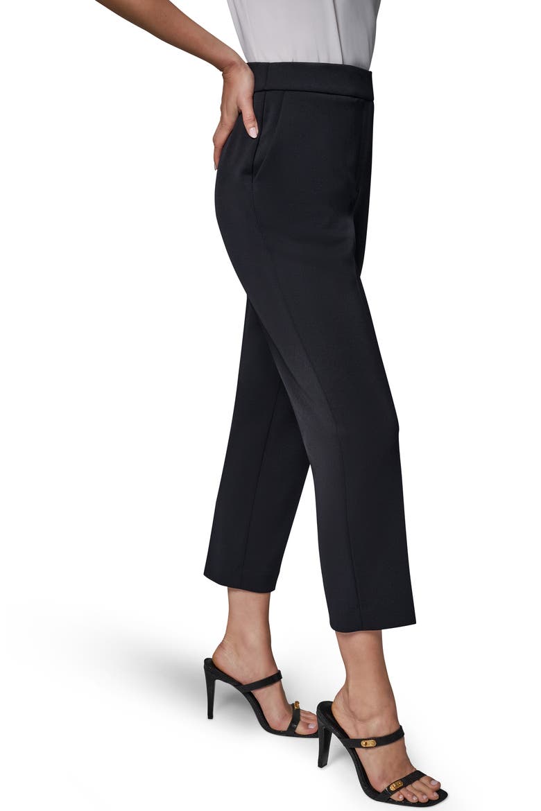 Slim Leg Ankle Pants, Alternate, color, BLACK