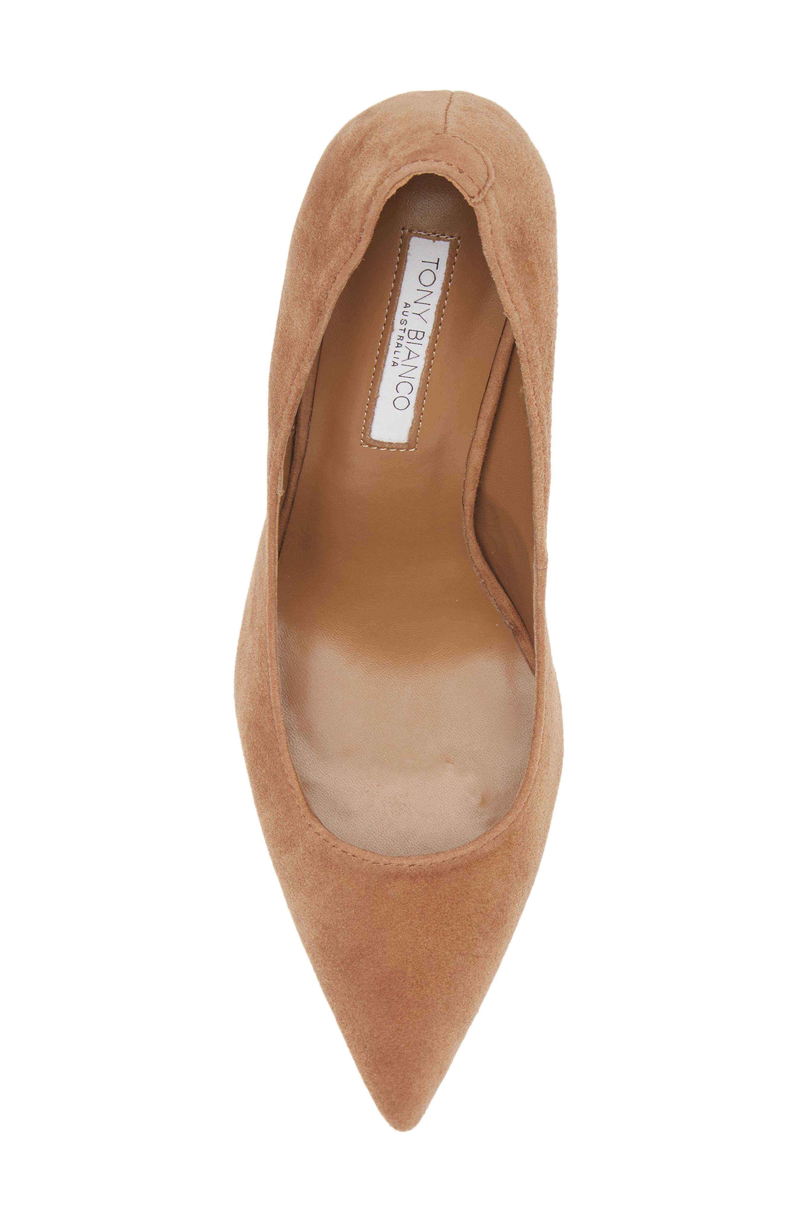 Anja Pointed Toe Pump, Alternate, color, TAUPE SUEDE