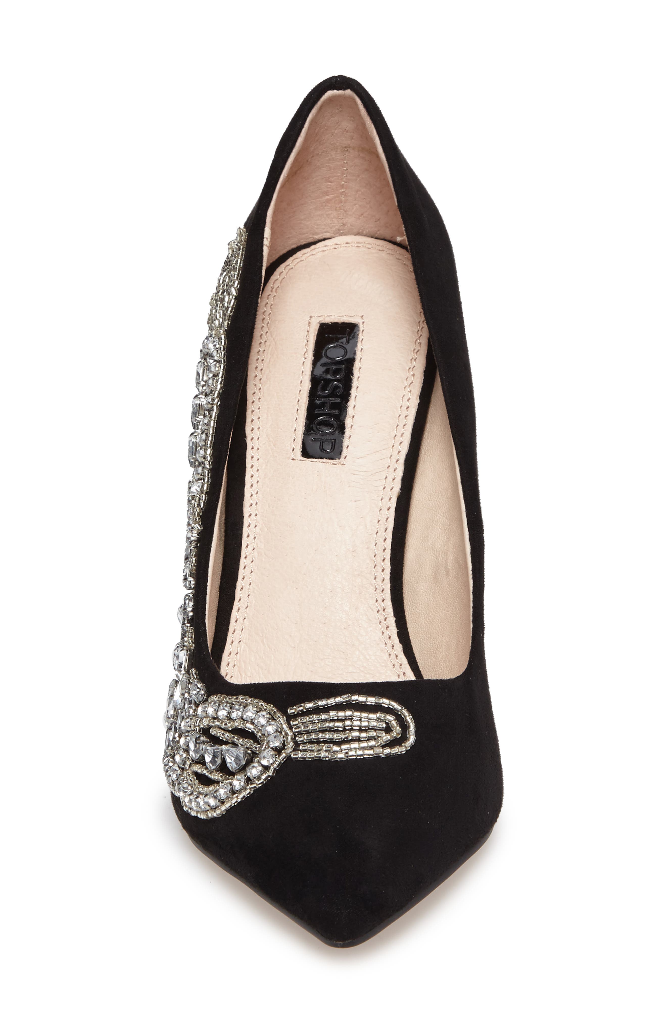April Embellished Pump, Alternate, color, BLACK MULTI