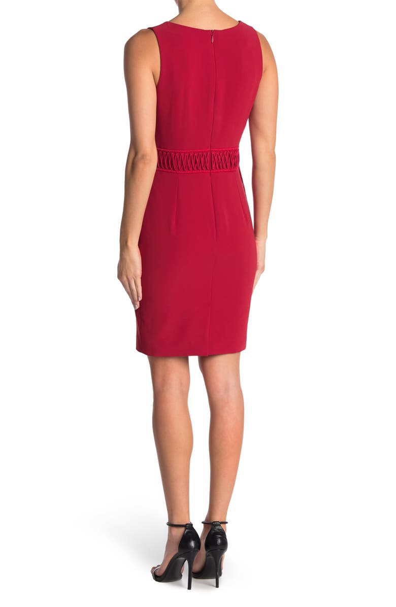 Moschino Laced Sleeveless Sheath Dress, Alternate, color,