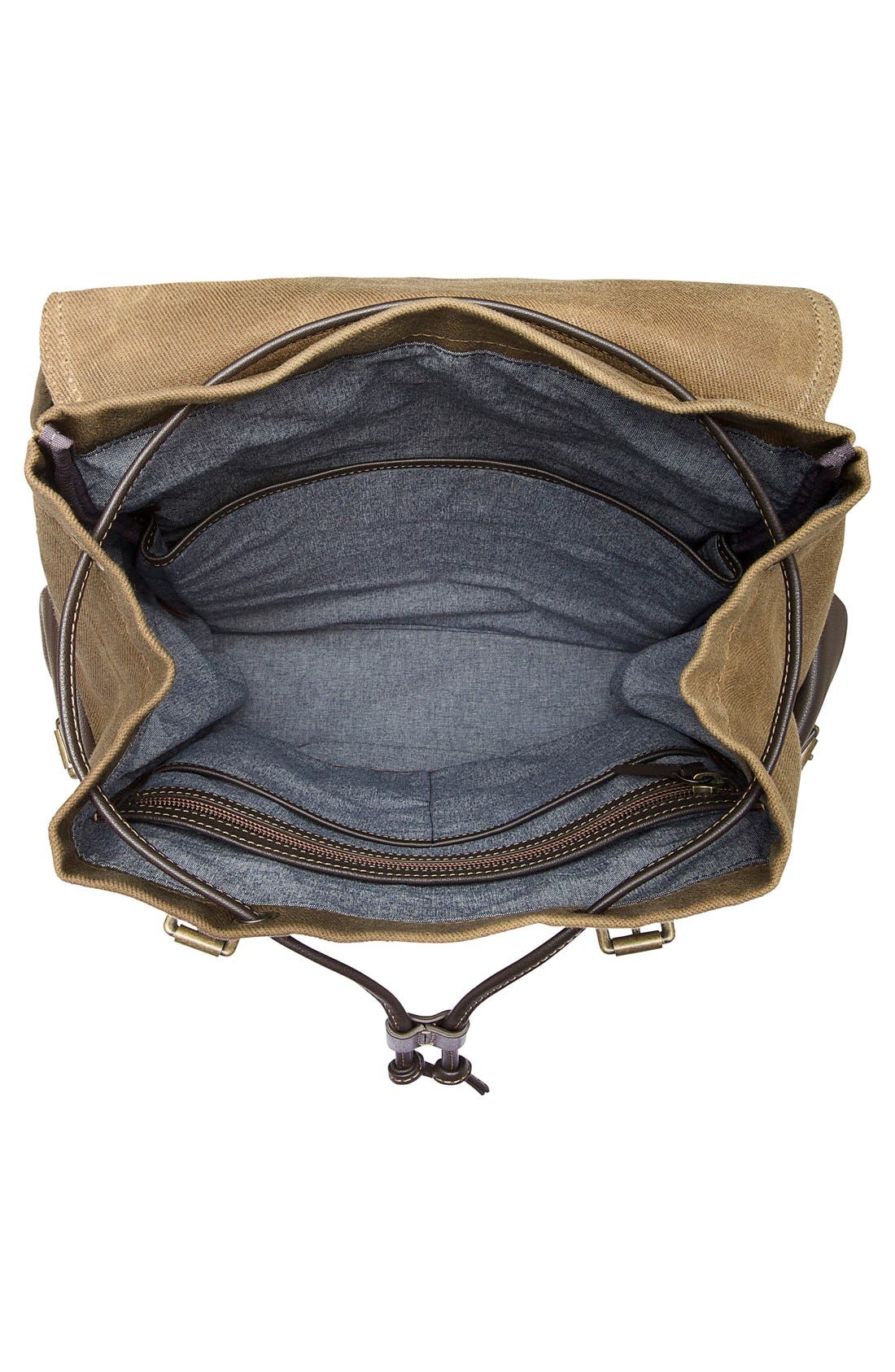 Trask 'Bridger' Waxed Canvas Backpack, Alternate, color, 