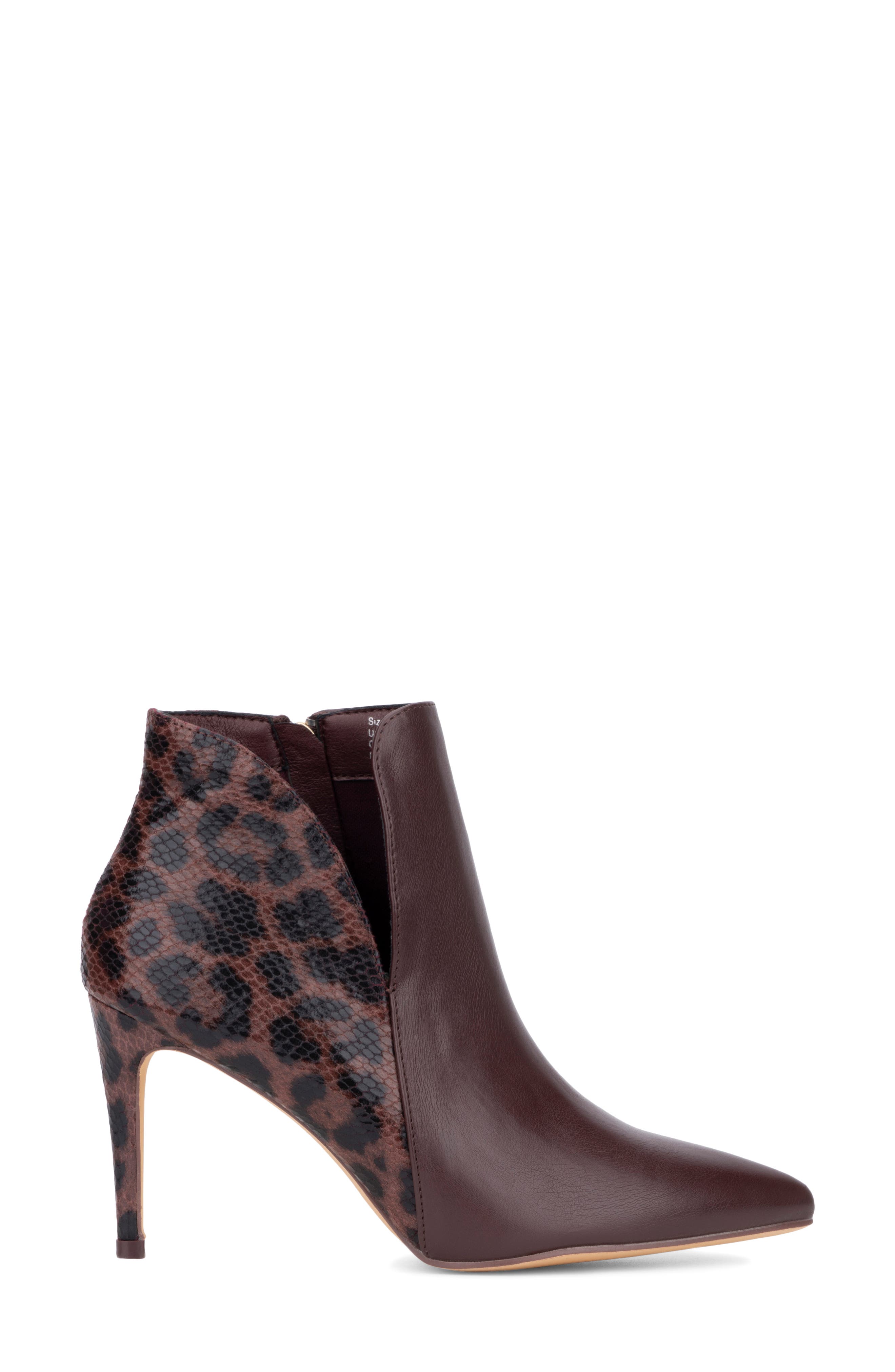 NEW YORK AND COMPANY Emani Stiletto Bootie, Alternate, color, Burgundy