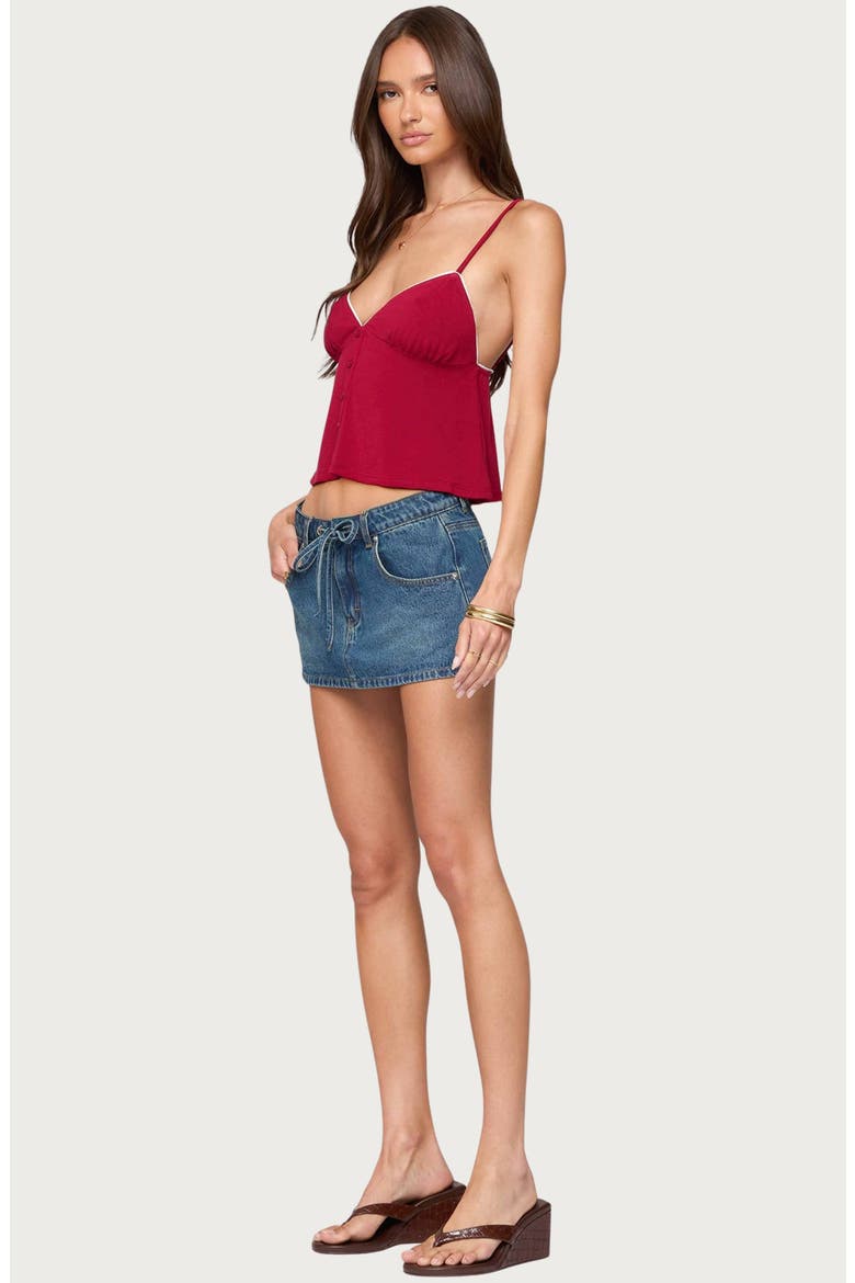 Kellyn Babydoll Camisole, Alternate, color, RED