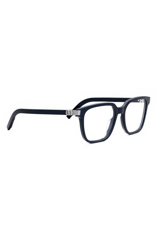 Dior Cd Icon S1i 55mm Square Optical Glasses In Blue