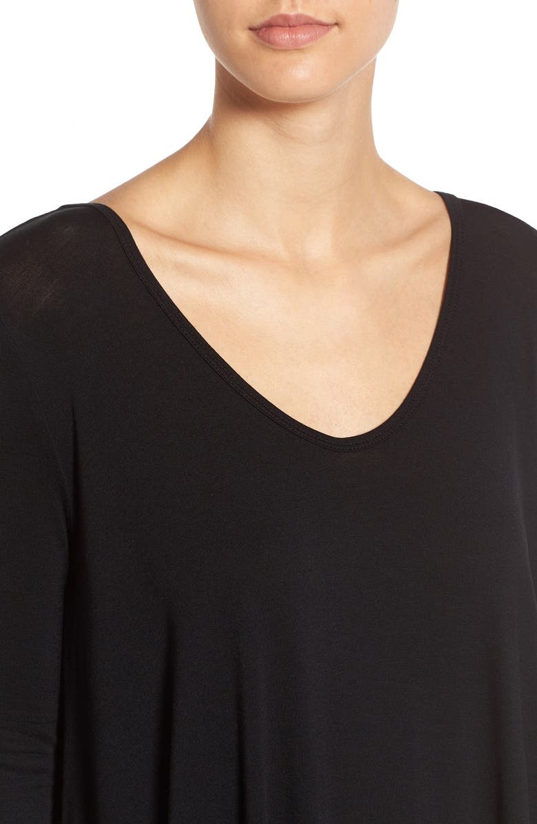 All in Favor Lace-Up Back Tee, Alternate, color,