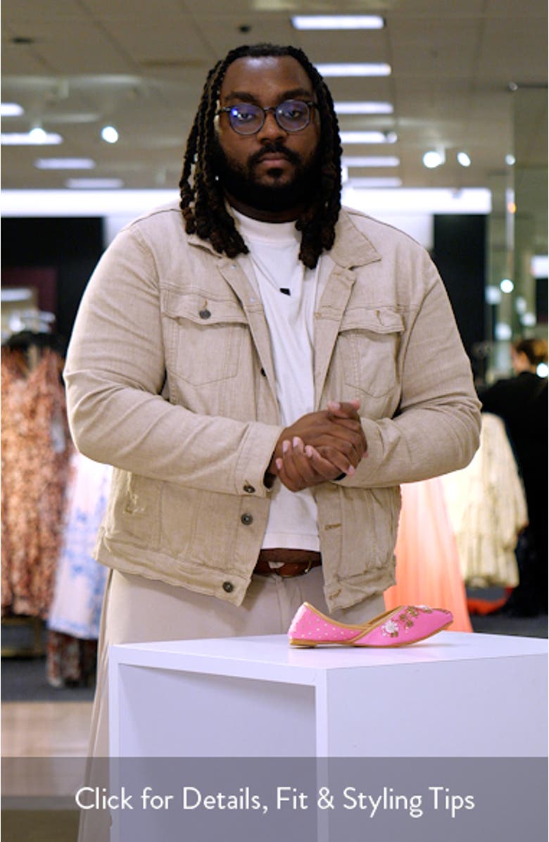 Matilda Embroidered Jutti Flat, sales video thumbnail