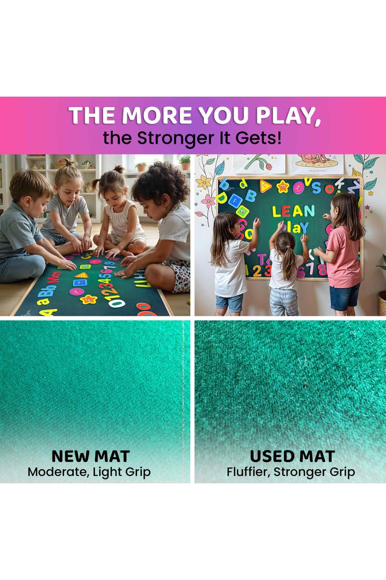 Kids Felt Board Learning Set, Alternate, color, Abc