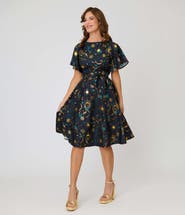 Unique Vintage 1930s Swing Dress