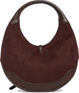 JW PEI Colette Faux Suede Crescent Shoulder Bag
