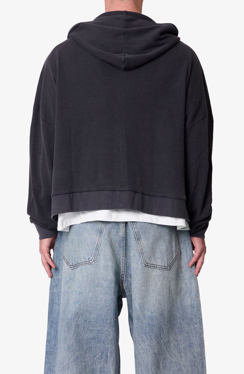 mnml Thermal Front Zip Hoodie, Alternate, color, 