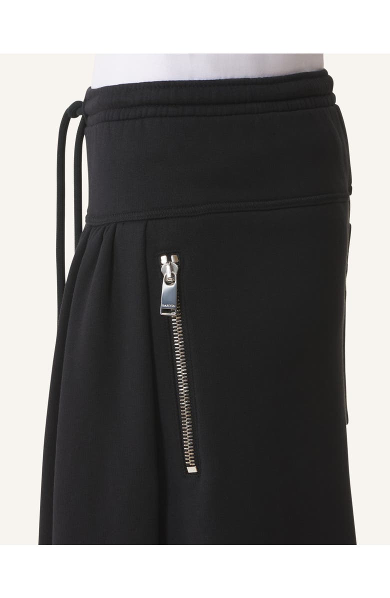 Lanvin COTTON FLEECE AND CASHMERE PANTS, Alternate, color, 