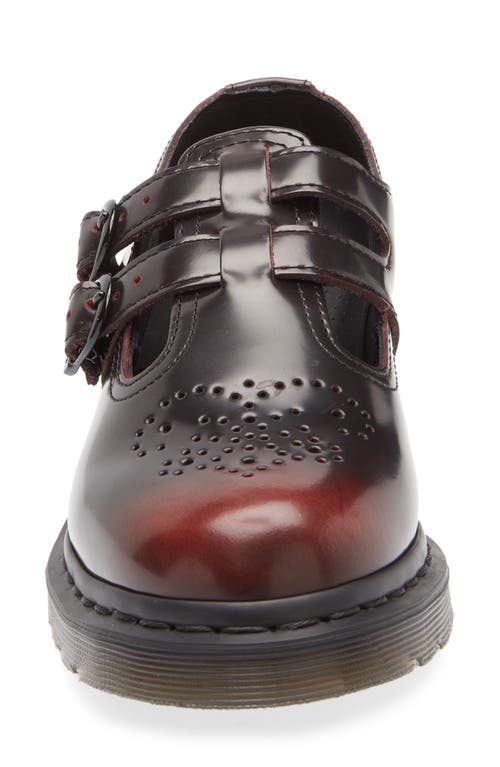 Dr. Martens' Dr. Martens 8065 Brouge Mary Jane In Red