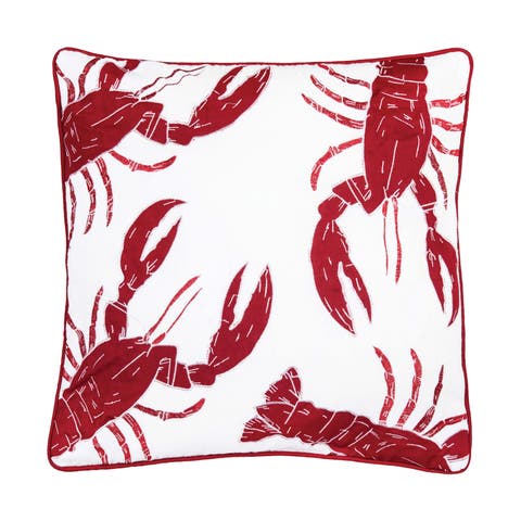 Lobster Accent Pillow