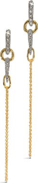 Alexis Bittar Solanales Crystal Linked Spear Drop Earrings