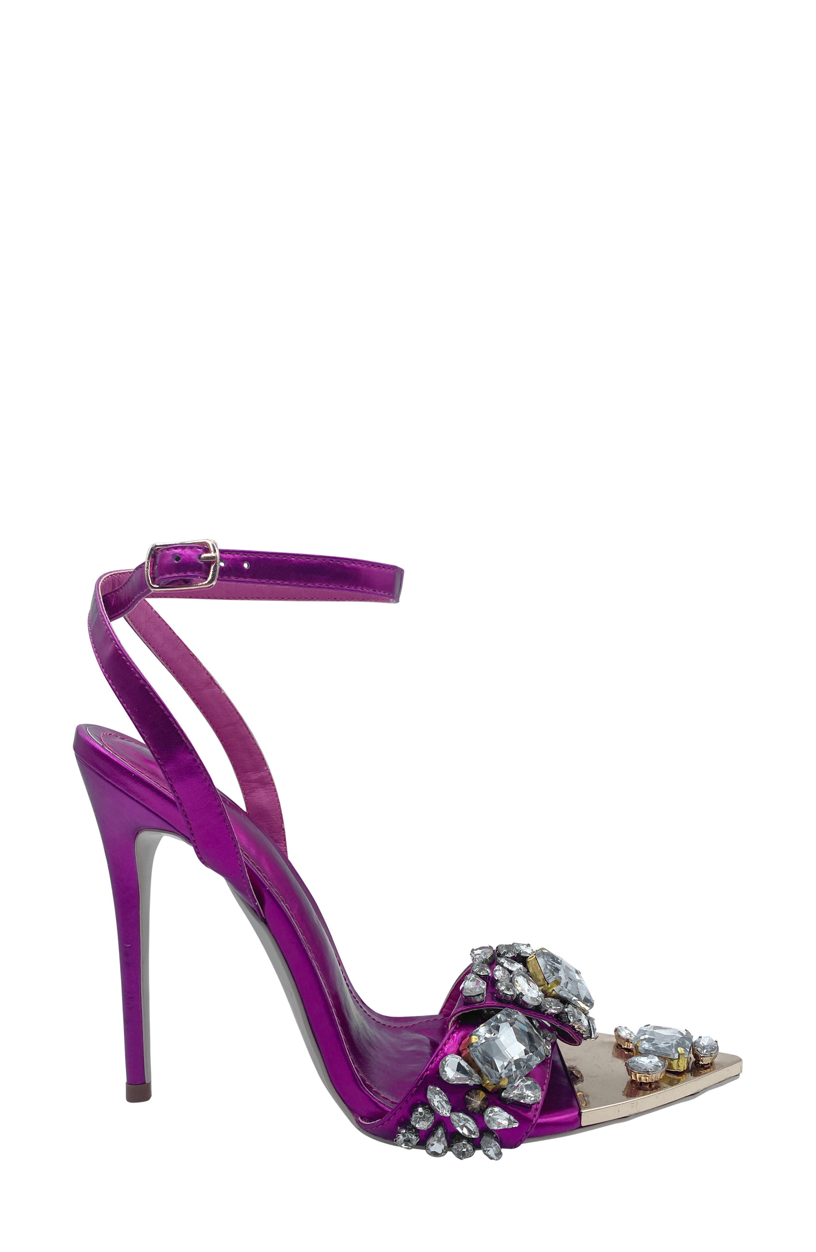 Tilly Embellished Sandal, Alternate, color, FUCHSIA