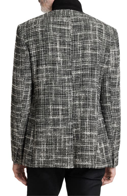 JOHN VARVATOS JOHN VARVATOS MADISON SLIM FIT TWEED BLAZER