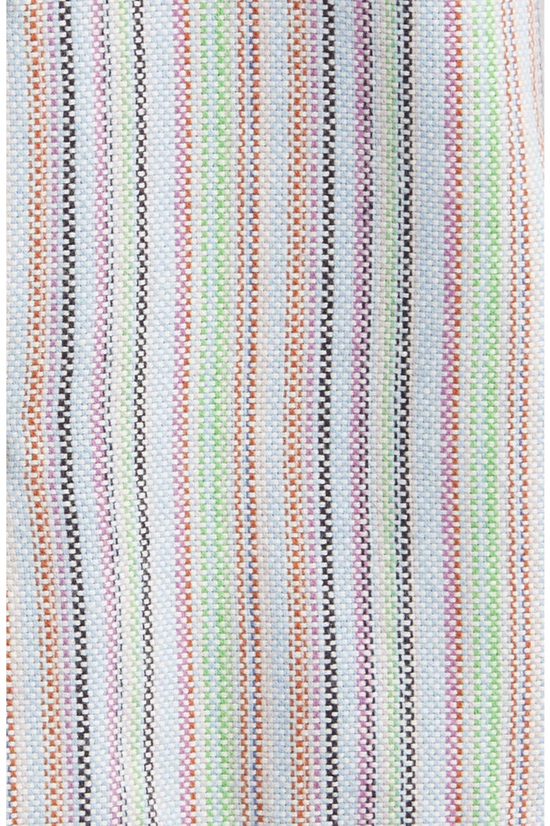 Talby Stripe Oxford Cloth Camp Shirt, Alternate, color, HYDRANGEA MULTI