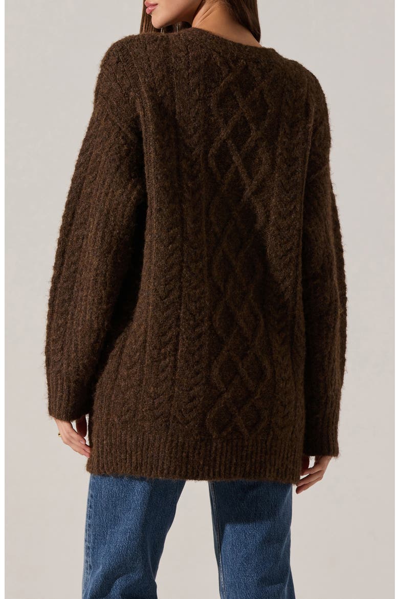 Charli Cardigan, Alternate, color, BROWN