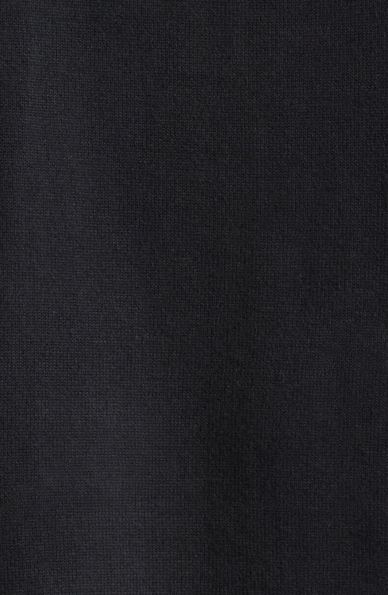 MIDNIGHT RODEO Signature Logo Embroidered Polo Sweater, Alternate, color, Black