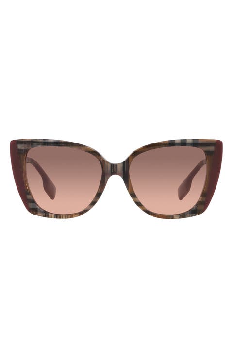 Meryl 54mm Gradient Cat Eye Sunglasses