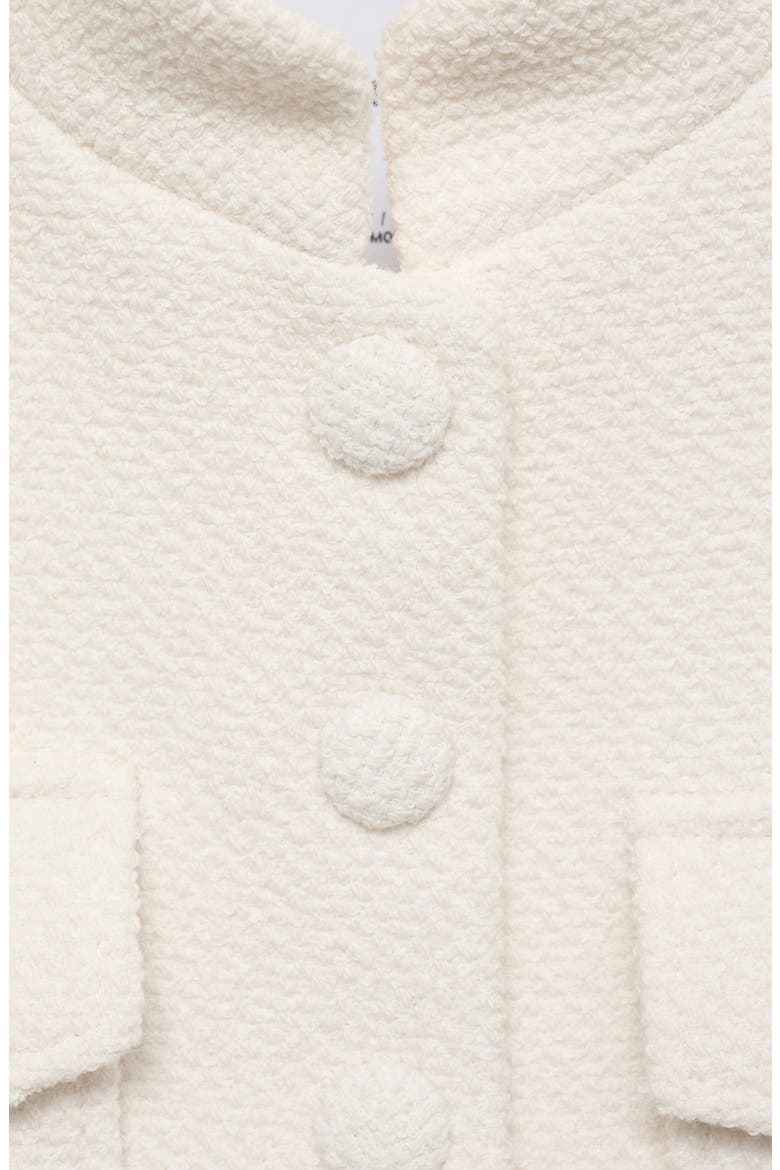 Bouclé Jacket, Alternate, color, OFF WHITE