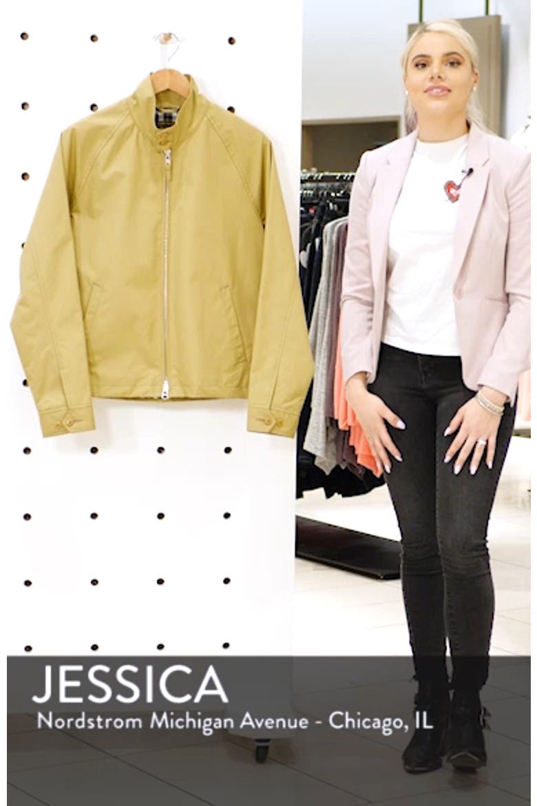 Harrington Waxed Cotton Jacket (Nordstrom Exclusive) video