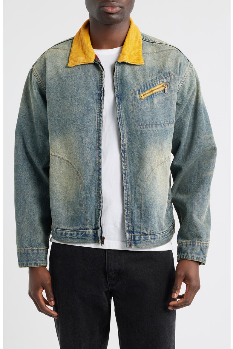 BB Lynx Lined Denim Jacket, Main, color, MISSION CONTROL