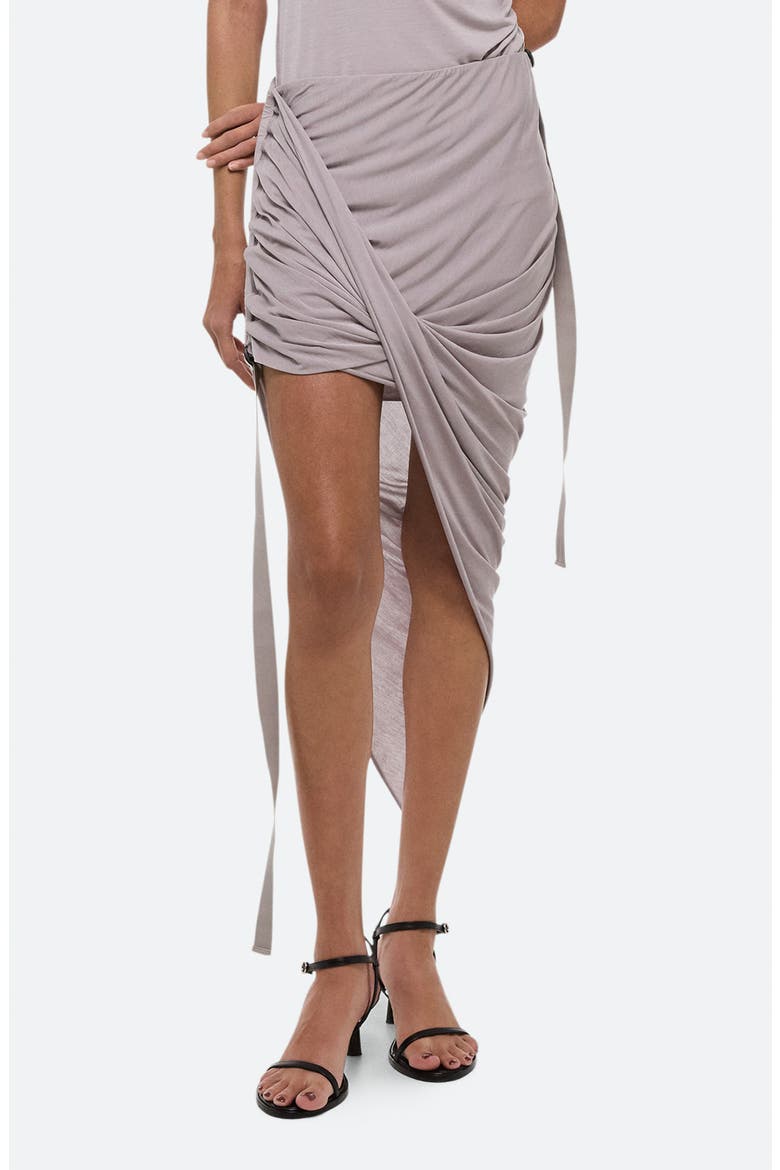Wind Asymmetric Jersey Skirt, Main, color, GREY LAVENDER