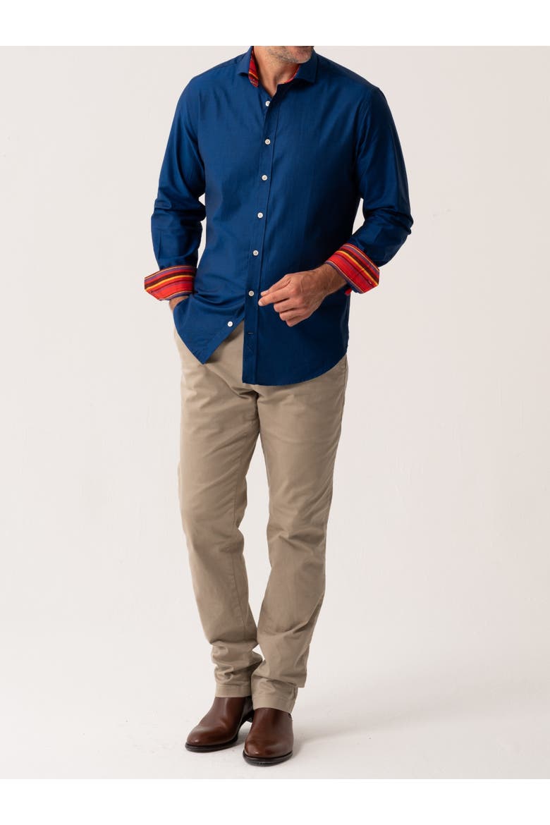 Button Up Shirt, Alternate, color, Navy