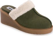 MUK LUKS Sophia Faux Fur Trim Mule