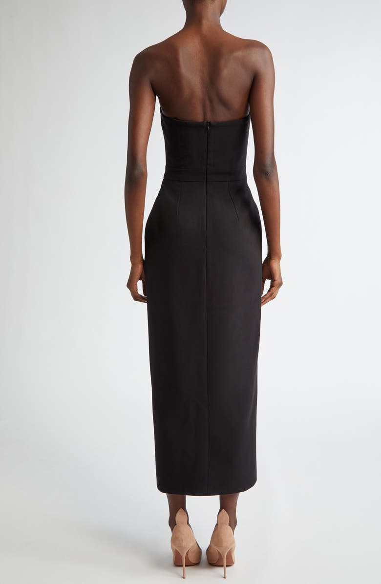 ISRAELLA KOBLA Iman Strapless Stretch Midi Dress, Alternate, color,