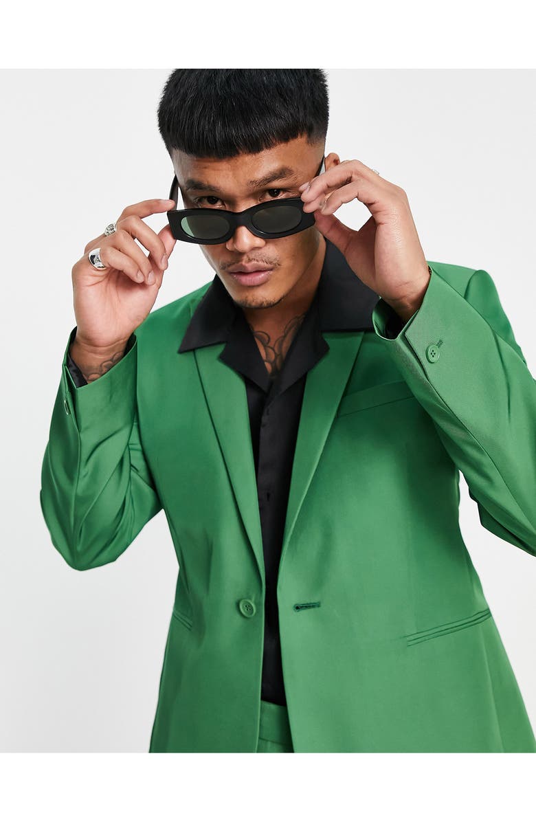 ASOS DESIGN Slim Fit Suit Jacket, Alternate, color,