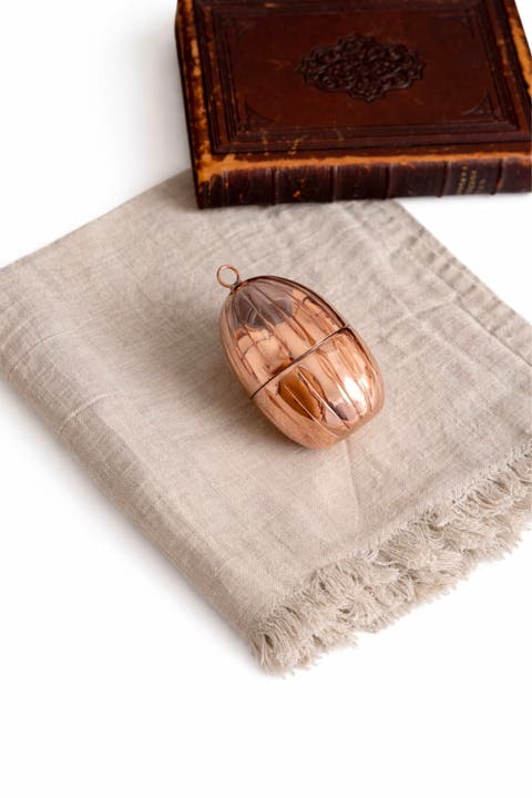 CMK Vintage Inspired Copper Handmade Egg Ornaments