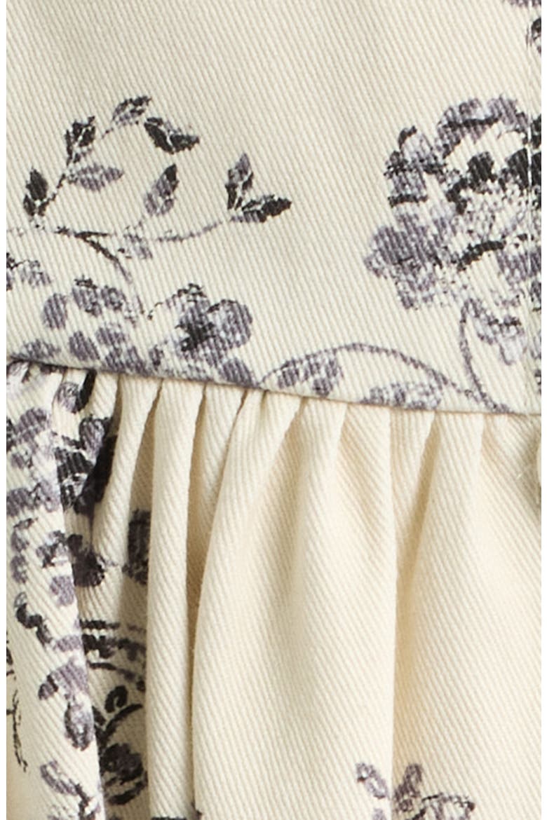 Floral Print Sleeveless Maxi Dress, Alternate, color, CREAM MULTI